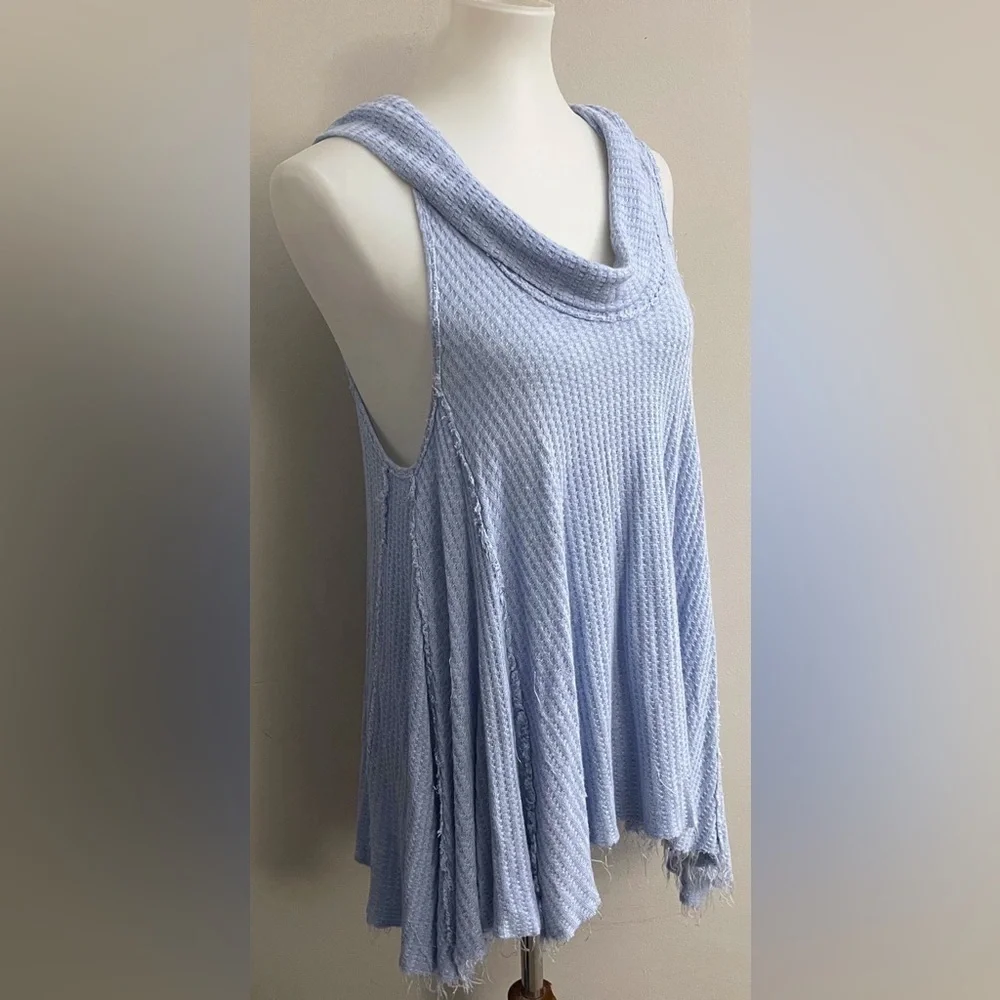 We The Free Swing It Cowl Neck Tunic Tanktop Boho Chic Fairy Lagenlook Oversized
